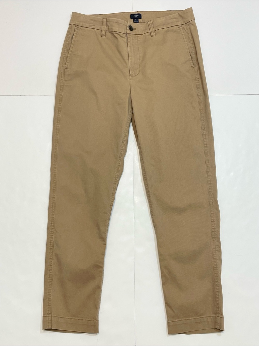 J.Crew Khaki Tan Stretch Chino Pants Women's Size 6